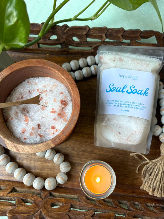 Soul Soak- 22oz Luxury Mineral-Rich Bath Salts