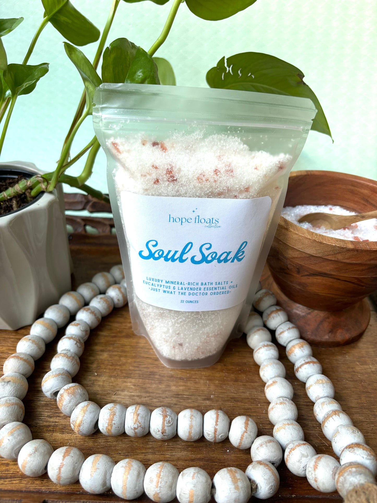Soul Soak- 22oz Luxury Mineral-Rich Bath Salts