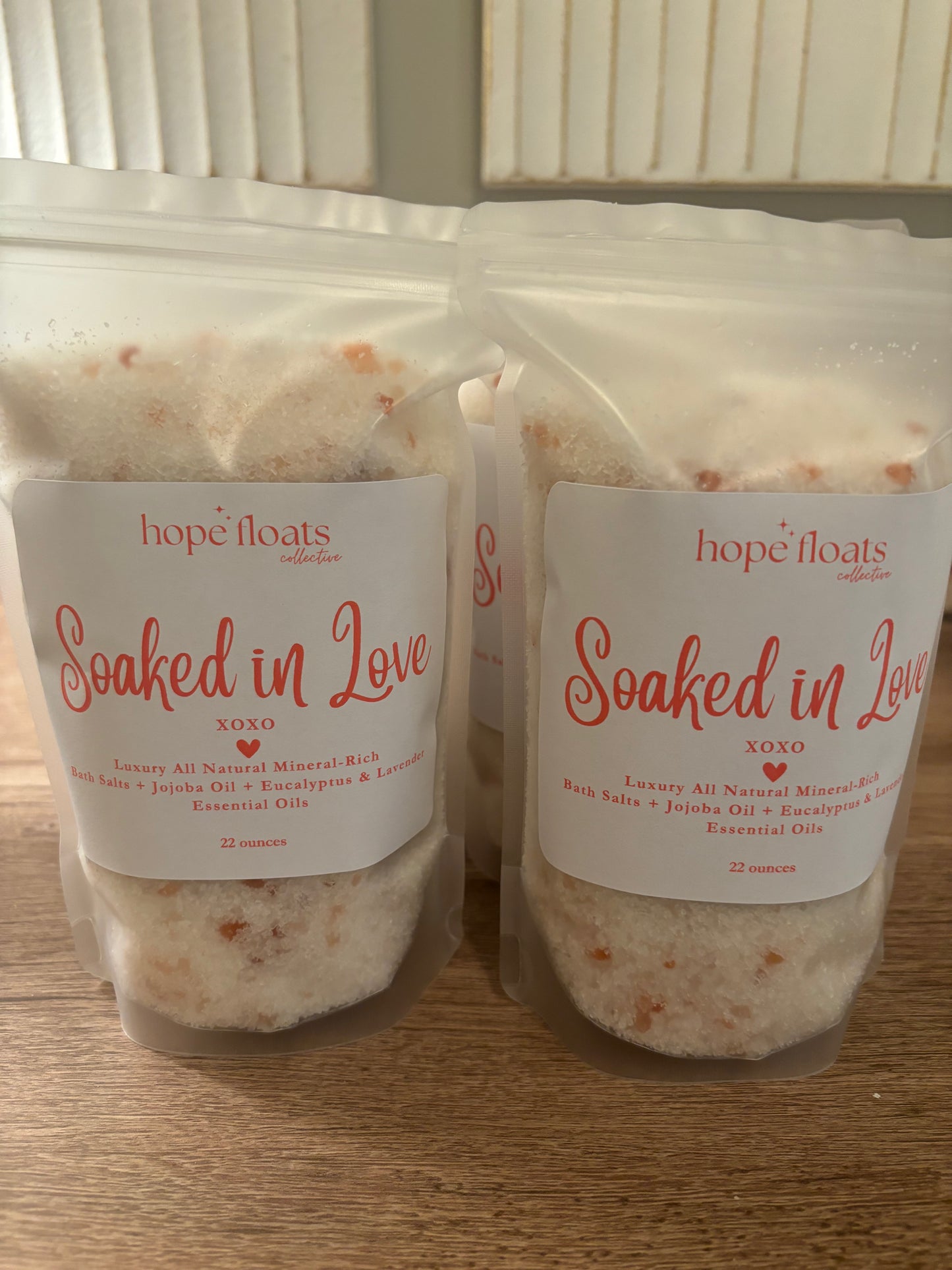 Soaked in Love- 22oz Luxury Mineral-Rich Bath Salts